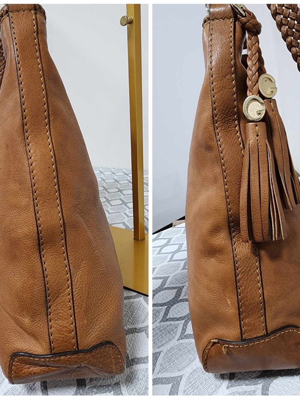 Gucci Medium Marrakech Hobo Bag Brown - Picture 8 of 16